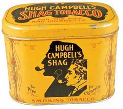 boite tabac campbell shag tobacco