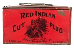 boite tabac red indian
