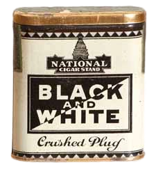 boite tabac black and white
