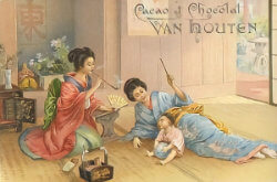 carte postale tabac pipe