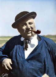 carte postale tabac pipe