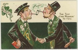 carte postale tabac pipe