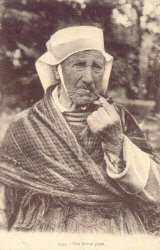 carte postale tabac pipe