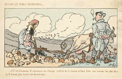 carte postale tabac pipe