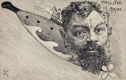 carte postale maurice pelletan tabac pipe