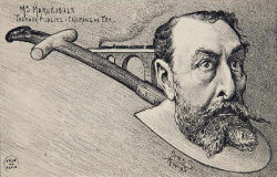 Émile Maruéjouls carte postale tabac pipe