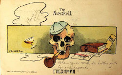 carte postale tabac pipe