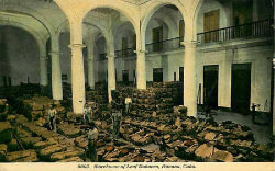 carte postale tabac pipe