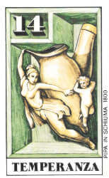 carte tarot temperenza