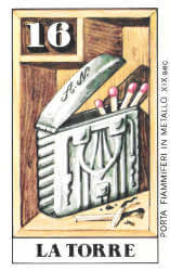 carte tarot allumette