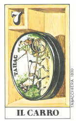 carte tarot carro