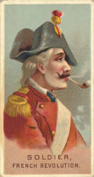 carte soldier french revolution