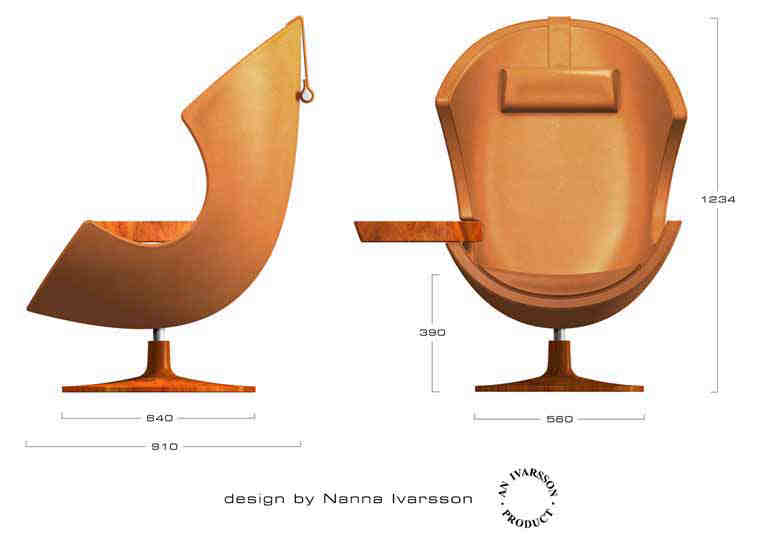 fauteuil nanna