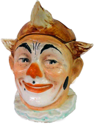 pot tabac tête de clown