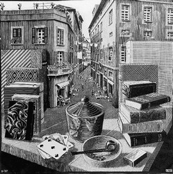 Maurits Cornelis Escher pipe