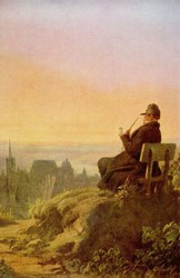 Carl Spitzweg pipe