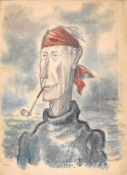 André Collot Jacques Perret pipe