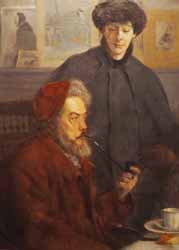 Charles Léandre pipe