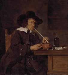 Gabriël Metsu pipe