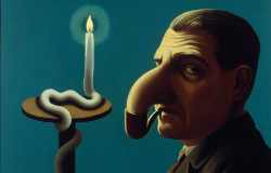 La Lampe philosophique magritte pipe