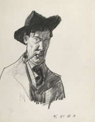 Lyonel Feininger pipe