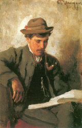 Franz von Defregger pipe