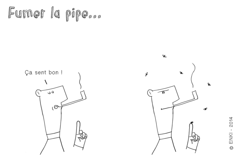 fumer la pipe enki