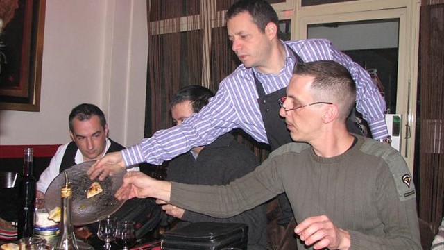 diners parisiens fumeurs de pipe