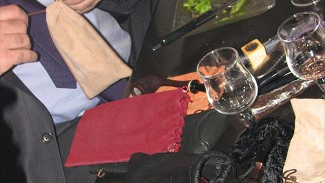 diners parisiens fumeurs de pipe