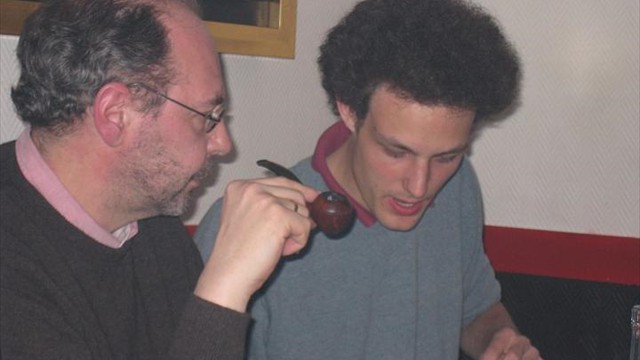 diners parisiens fumeurs de pipe