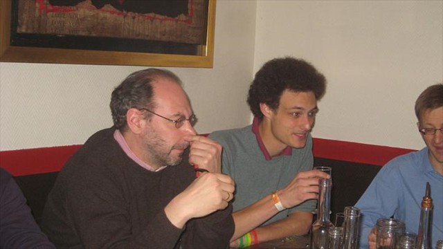 diners parisiens fumeurs de pipe