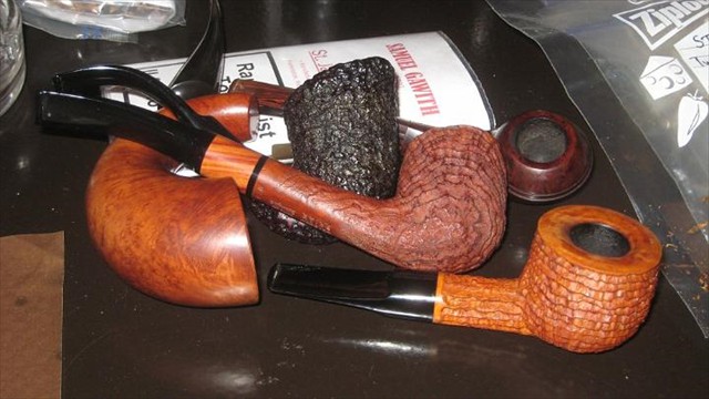 diners parisiens fumeurs de pipe