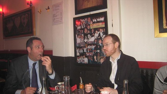 diners parisiens fumeurs de pipe